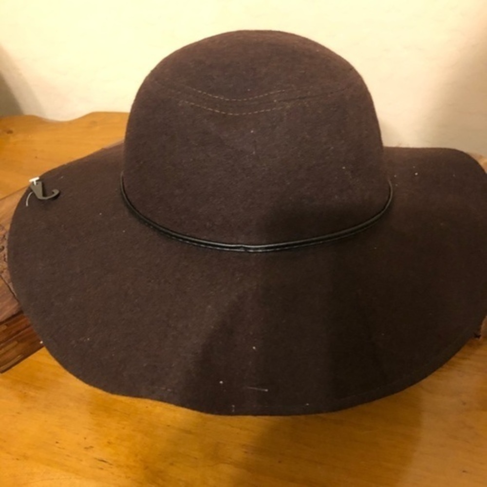 Wool Blend Fedora Brown Hat SIERRA ACCESSORIES